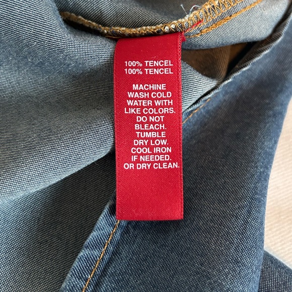 Saks Fifth Avenue chambray dress - Picture 7 of 15